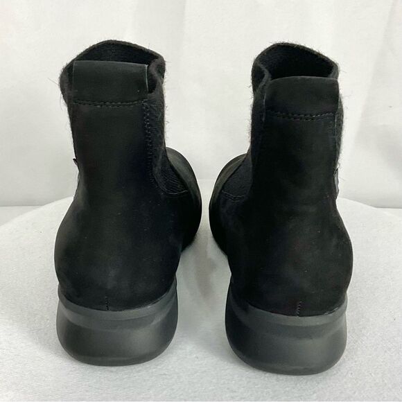 Mephisto Cyrene Black Boots Nubuck Leather Slip-On Sz 8 NEW Comfort - Picture 5 of 11